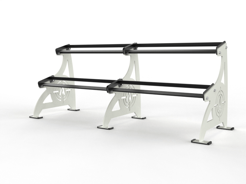 Alpha 2 Tier Hex Dumbbell Rack Arsenal Strength Equipment